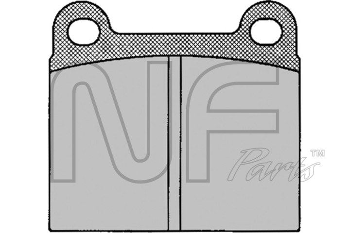 NF PARTS Bremžu uzliku kompl., Disku bremzes NF0007021